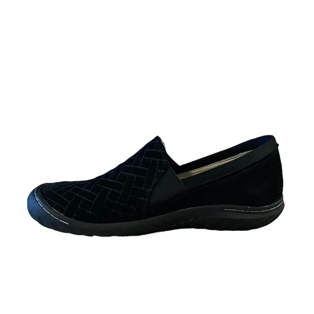JBU by JAMBU Womens Cherry Hill Shoes Size‎ 6.5 Black Leather Slip On Shoe